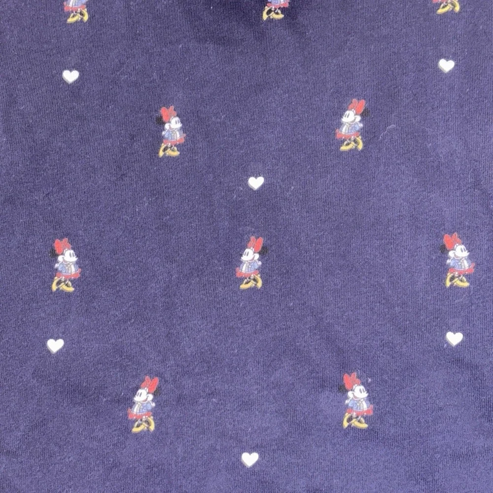 GapKids × Disney Size Small 6-7 Minnie Mouse Navy Blue Hoodie‎ Dress Pockets